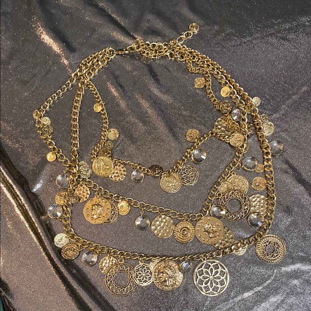 Graziano Gold Coin Necklace